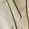 ترنش كوت بلون كريمي